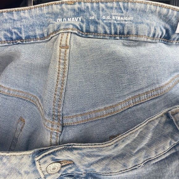 NWT HIGH RISE O.G. STRAIGHT ANKLE LIGHT WASH JEANS SIZE 28 - Picture 4 of 10